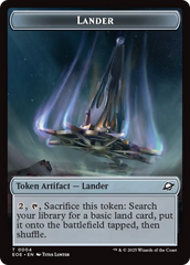 Robot // Lander (0004) Double-Sided Token [Edge of Eternities Tokens] | Magic Magpie