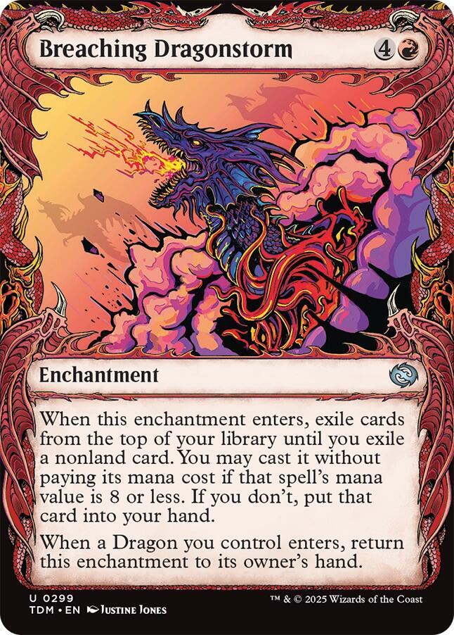 Breaching Dragonstorm (Showcase) [Tarkir: Dragonstorm] | Magic Magpie
