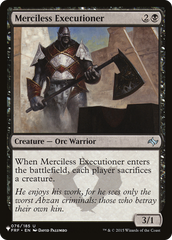 Merciless Executioner [The List Reprints] | Magic Magpie