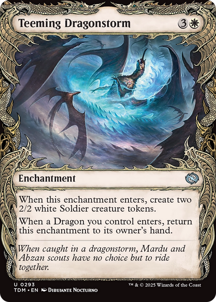 Teeming Dragonstorm (Showcase) [Tarkir: Dragonstorm] | Magic Magpie