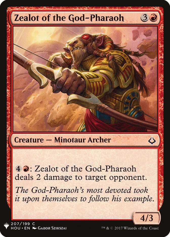 Zealot of the God-Pharaoh [Mystery Booster] | Magic Magpie