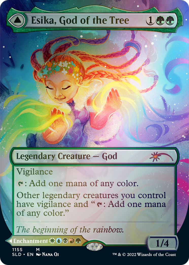 Esika, God of the Tree // The Prismatic Bridge (Borderless) [Secret Lair: From Cute to Brute] | Magic Magpie