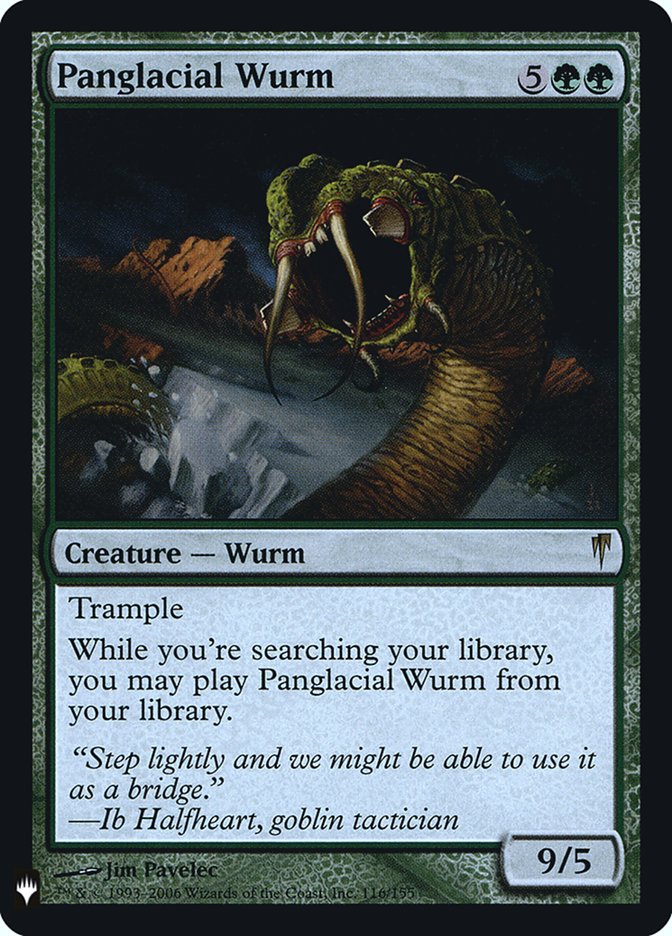 Panglacial Wurm [Mystery Booster] | Magic Magpie