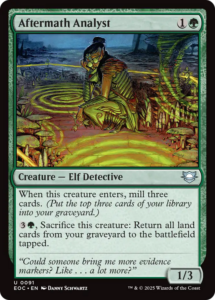 Aftermath Analyst [Edge of Eternities Commander] | Magic Magpie