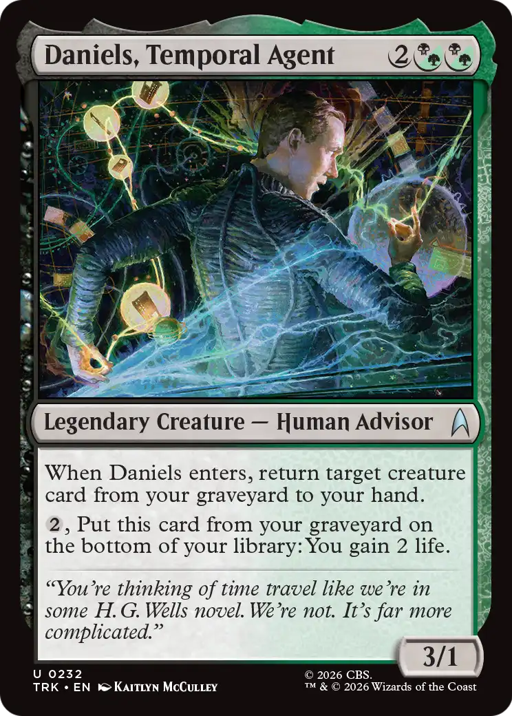 Daniels, Temporal Agent [Star Trek] | Magic Magpie