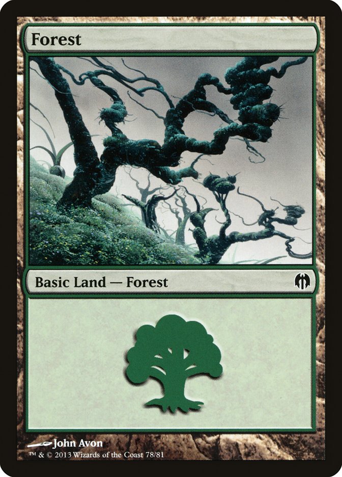 Forest (78) [Duel Decks: Heroes vs. Monsters] | Magic Magpie