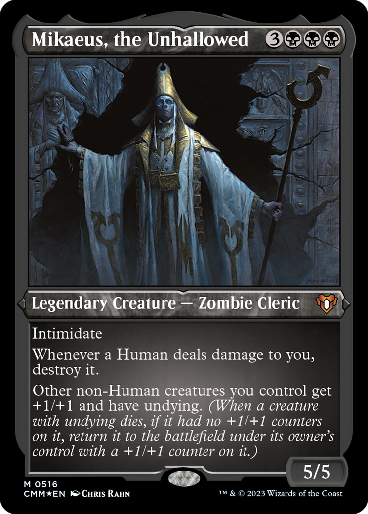 Mikaeus, the Unhallowed (Foil Etched) [Commander Masters] | Magic Magpie