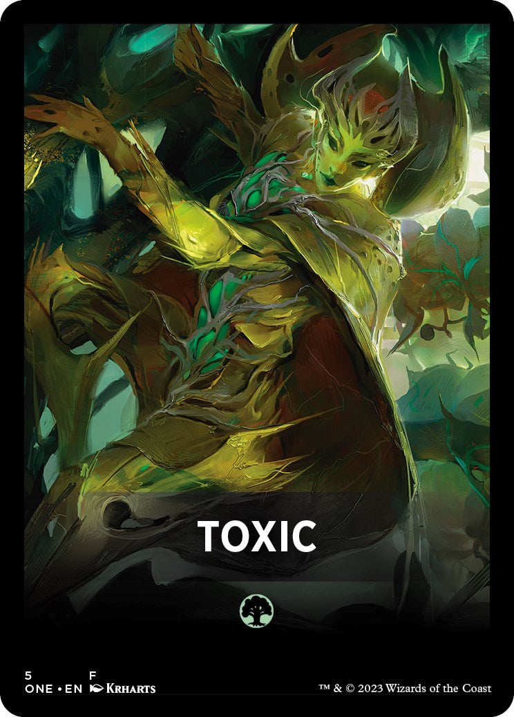 Toxic Theme Card [Phyrexia: All Will Be One Tokens] | Magic Magpie