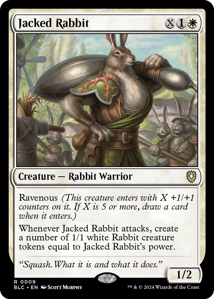 Jacked Rabbit [Bloomburrow Commander] | Magic Magpie