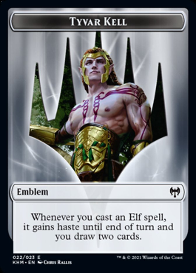 Tyvar Kell Emblem [Kaldheim Tokens] | Magic Magpie