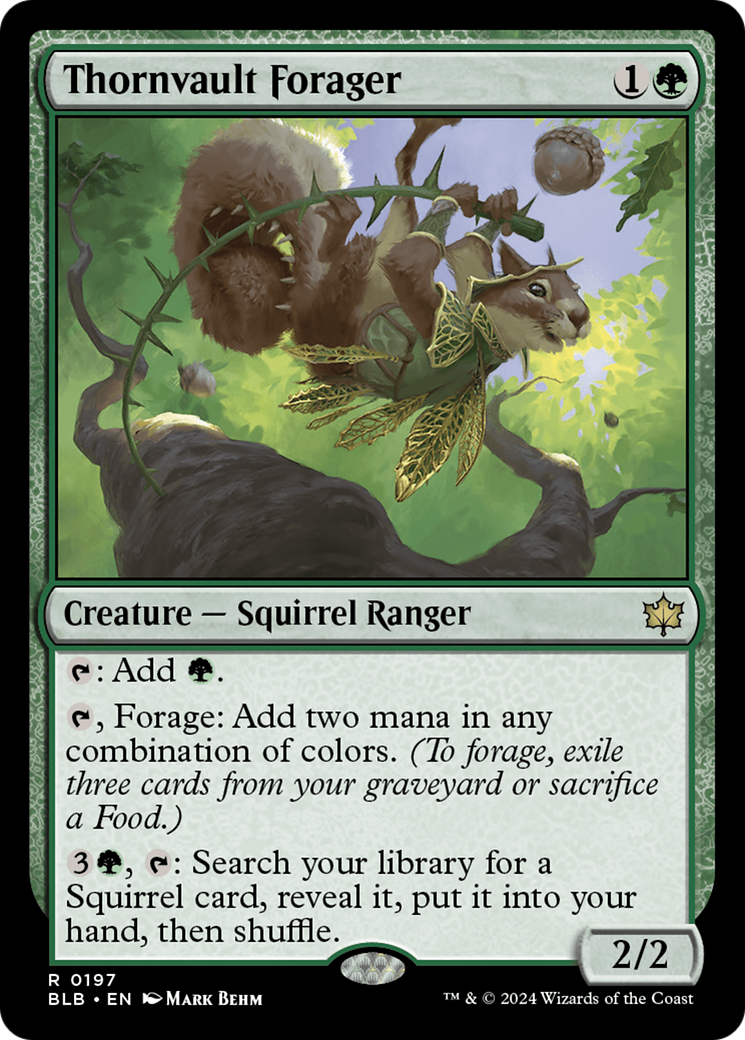 Thornvault Forager [Bloomburrow] | Magic Magpie