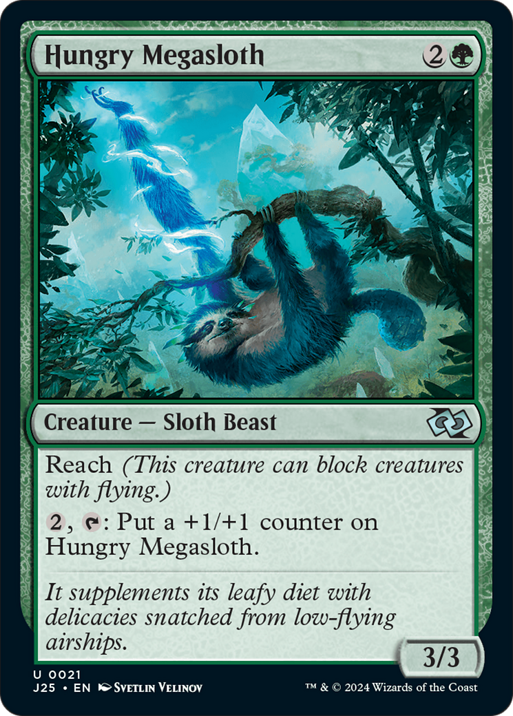 Hungry Megasloth [Foundations Jumpstart] | Magic Magpie