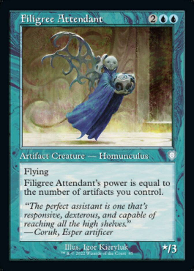 Filigree Attendant (Retro) [The Brothers' War Commander] | Magic Magpie