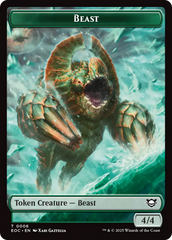 Beast (0006) // Pest Double-Sided Token [Edge of Eternities Commander Tokens] | Magic Magpie