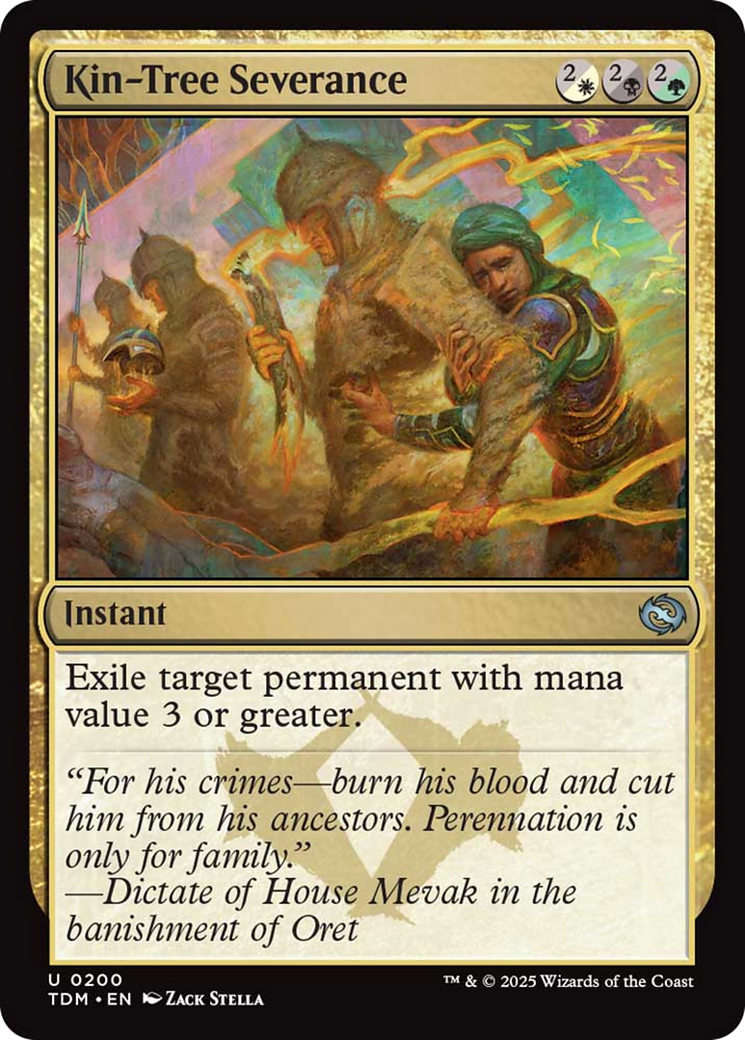 Kin-Tree Severance [Tarkir: Dragonstorm] | Magic Magpie