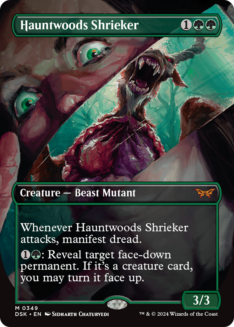 Hauntwoods Shrieker (Borderless) [Duskmourn: House of Horror] | Magic Magpie