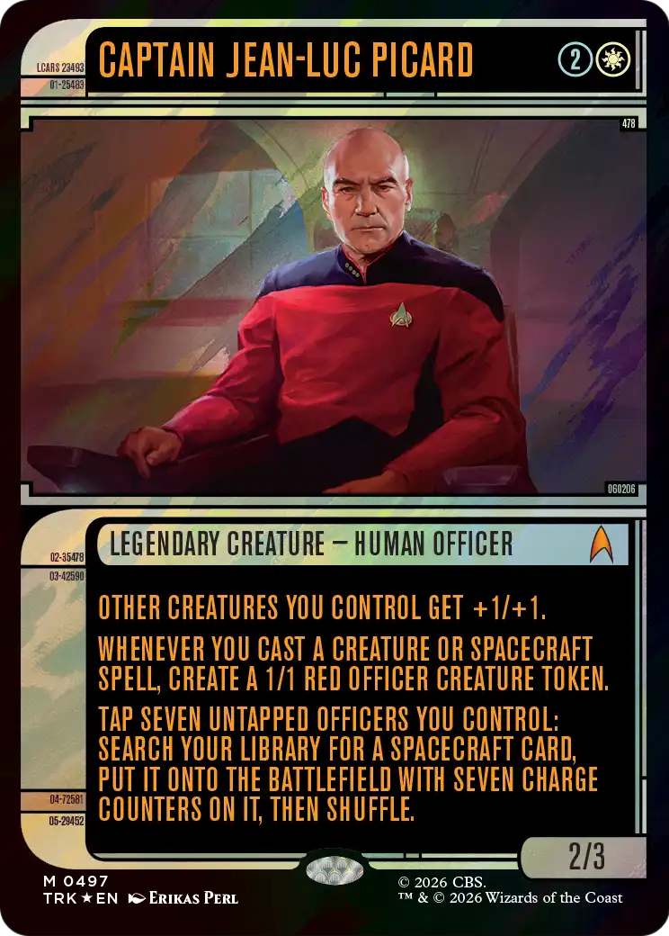 Captain Jean-Luc Picard (Showcase) (Surge Foil) [Star Trek] | Magic Magpie