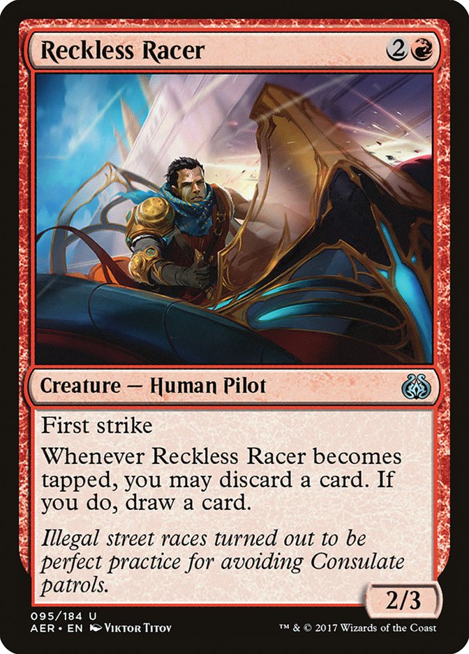 Reckless Racer [Aether Revolt] | Magic Magpie