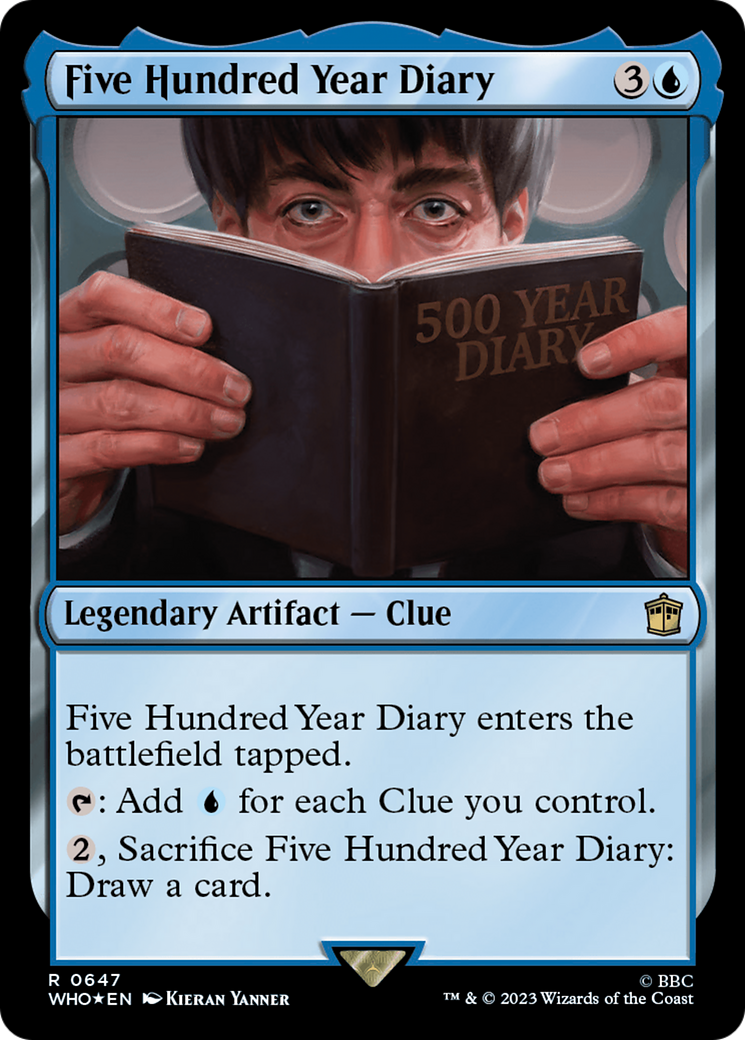 Five Hundred Year Diary (Surge Foil) [Doctor Who] | Magic Magpie