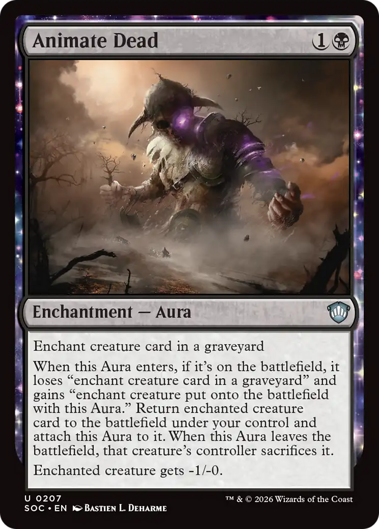 Animate Dead [Secrets of Strixhaven Commander] | Magic Magpie