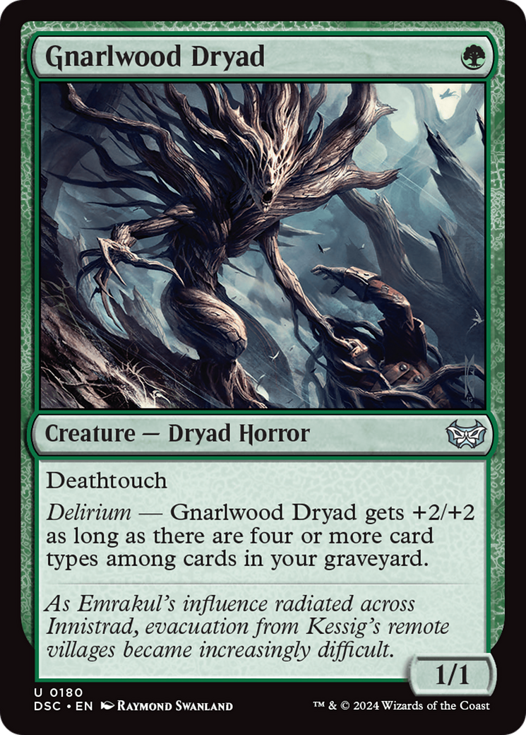 Gnarlwood Dryad [Duskmourn: House of Horror Commander] | Magic Magpie