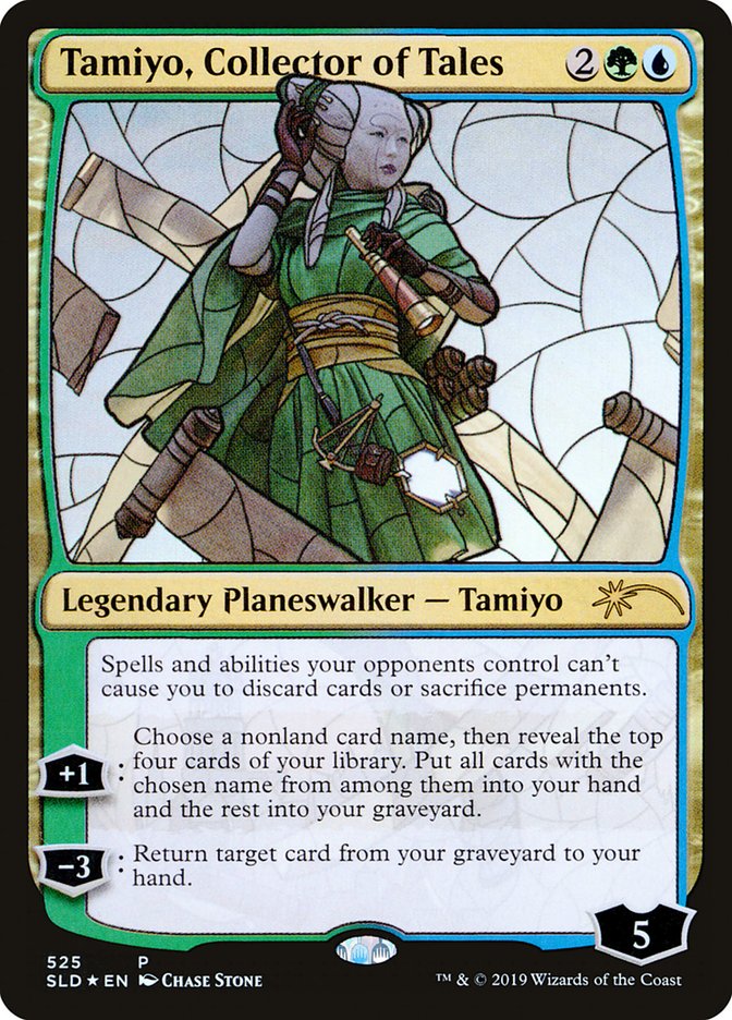 Tamiyo, Collector of Tales (Stained Glass) [Secret Lair Drop Promos] | Magic Magpie