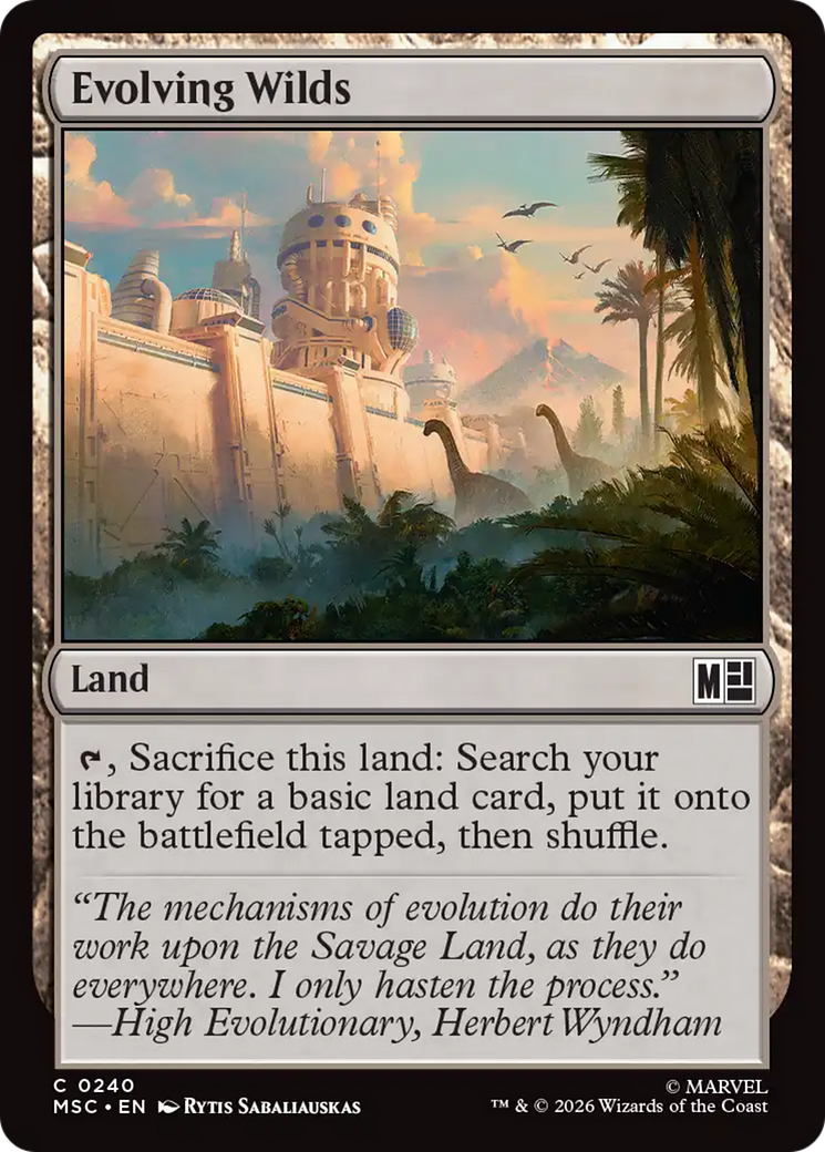 Evolving Wilds (Surge Foil) [Marvel Super Heroes Commander] | Magic Magpie