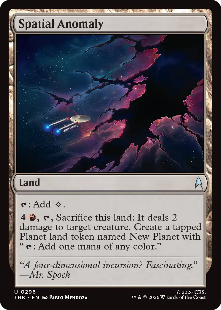 Spatial Anomaly [Star Trek] | Magic Magpie