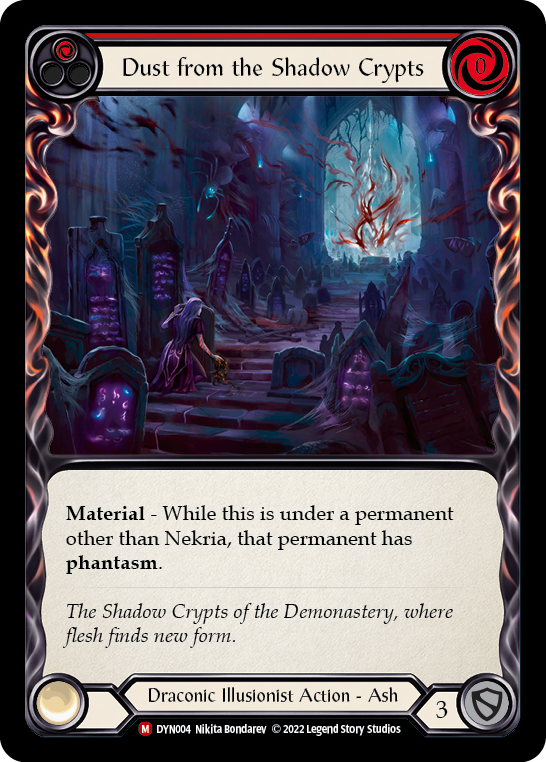 Dust from the Shadow Crypts [DYN004] (Dynasty)  Rainbow Foil | Magic Magpie