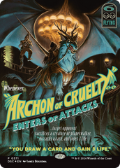 Archon of Cruelty (Showcase) [Duskmourn: House of Horror Commander] | Magic Magpie