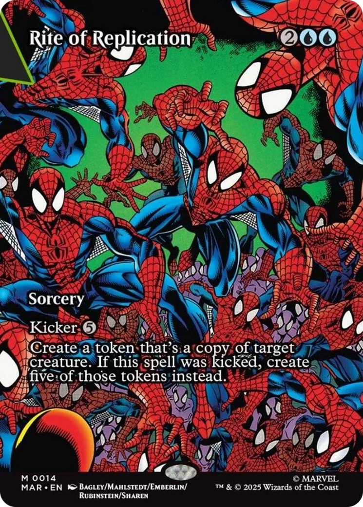 Rite of Replication (Borderless) [Marvel's Spider-Man: Eternal-Legal] | Magic Magpie