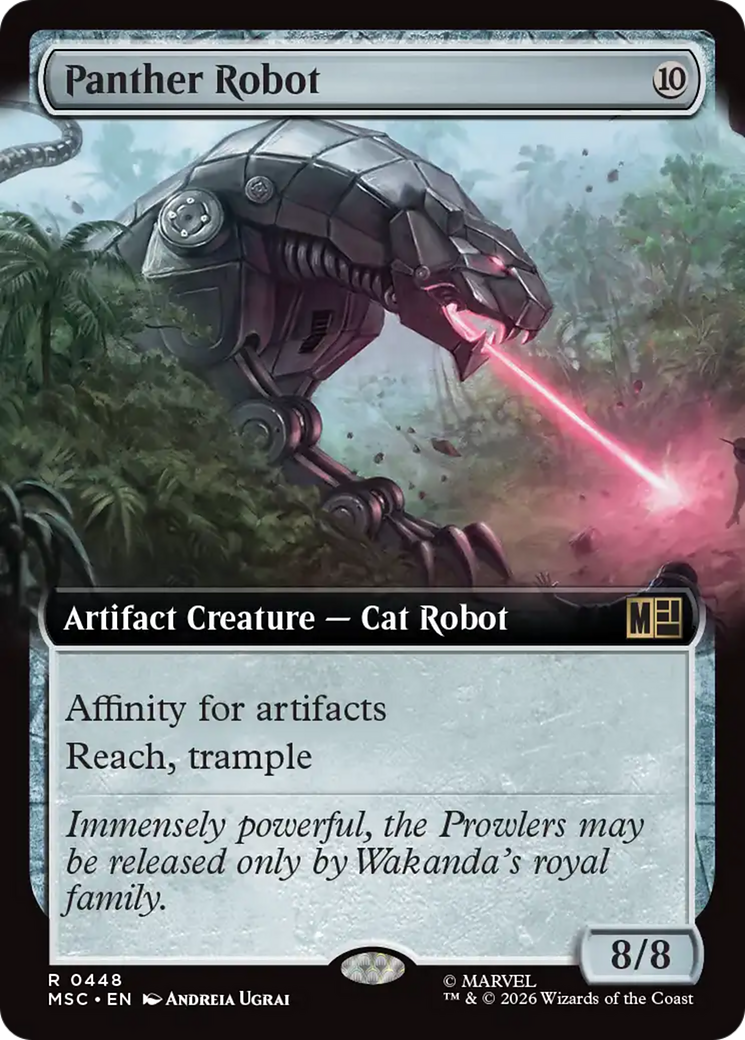 Panther Robot (Extended Art) [Marvel Super Heroes Commander] | Magic Magpie