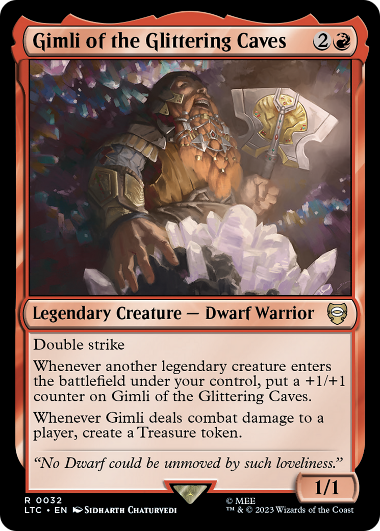 Gimli of the Glittering Caves [The Lord of the Rings: Tales of Middle-Earth Commander] | Magic Magpie