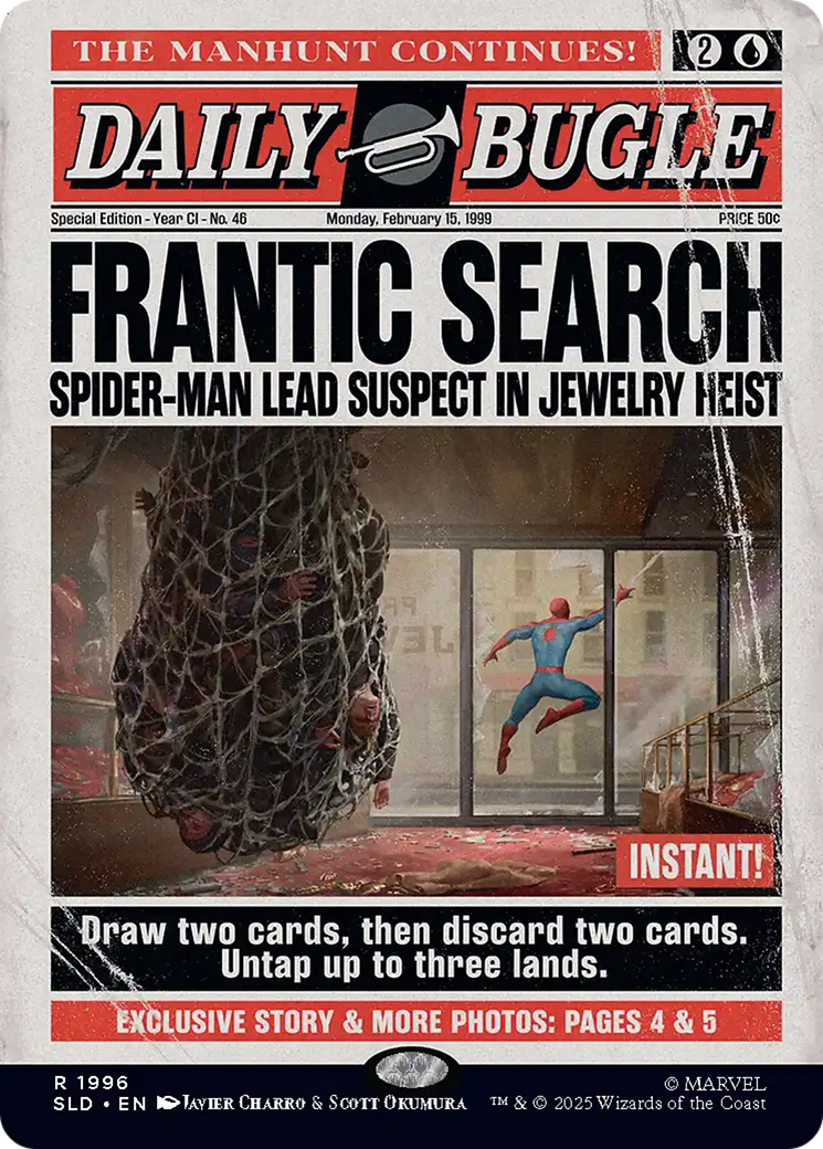 Frantic Search (1996) (Rainbow Foil) [Secret Lair Drop Series] | Magic Magpie