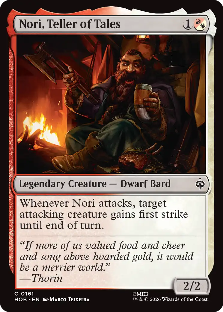 Nori, Teller of Tales [The Hobbit] | Magic Magpie