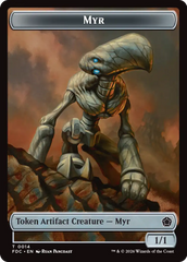Thopter // Myr Double-Sided Token [Foundations Commander Tokens] | Magic Magpie