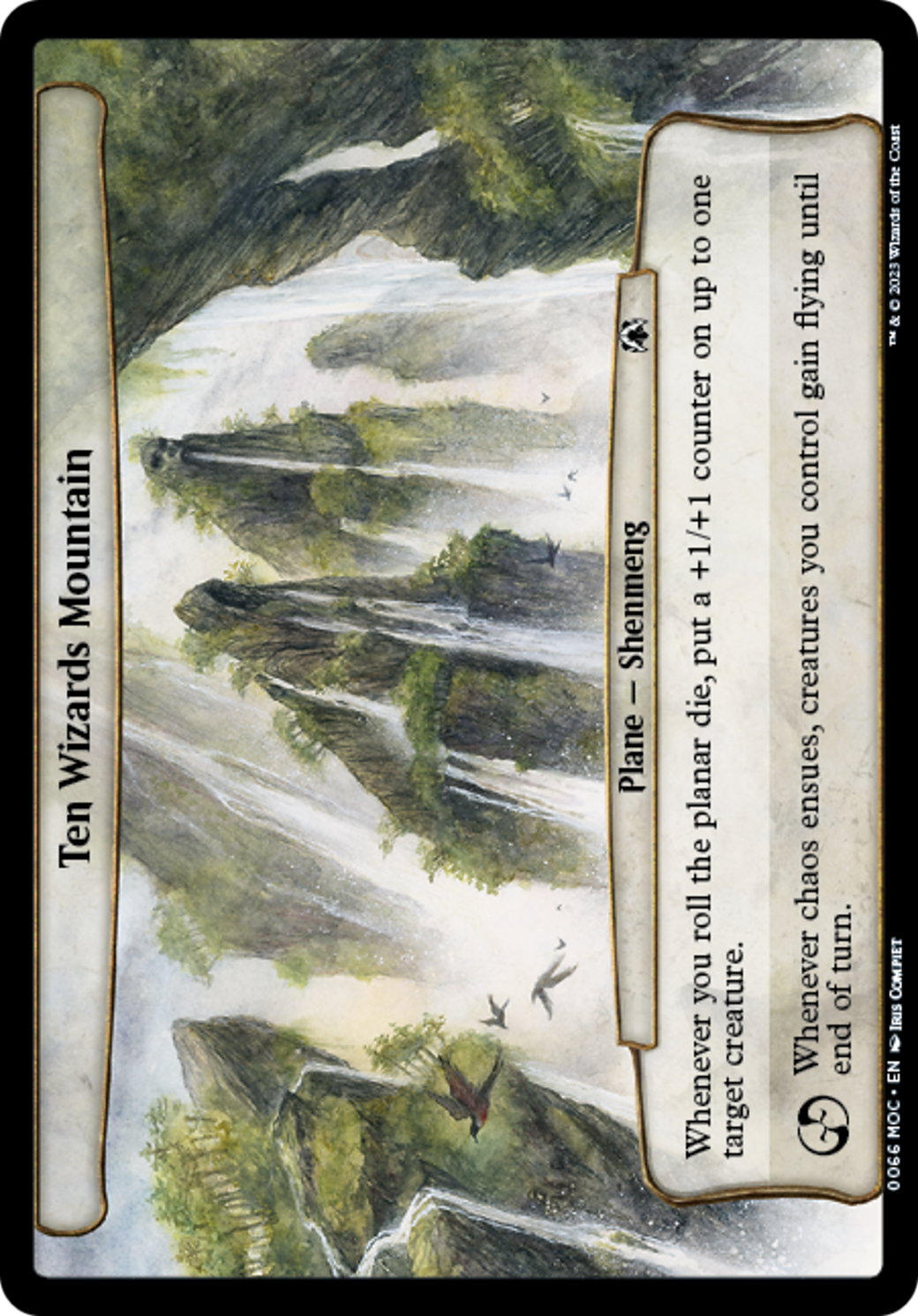 Ten Wizards Mountain [March of the Machine Commander] | Magic Magpie