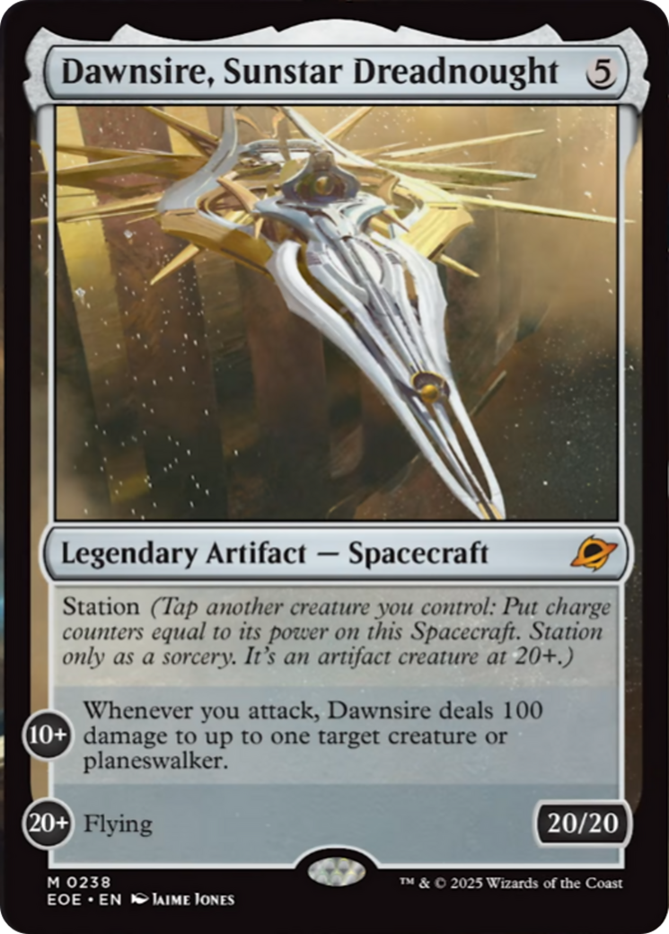 Dawnsire, Sunstar Dreadnought [Edge of Eternities] | Magic Magpie