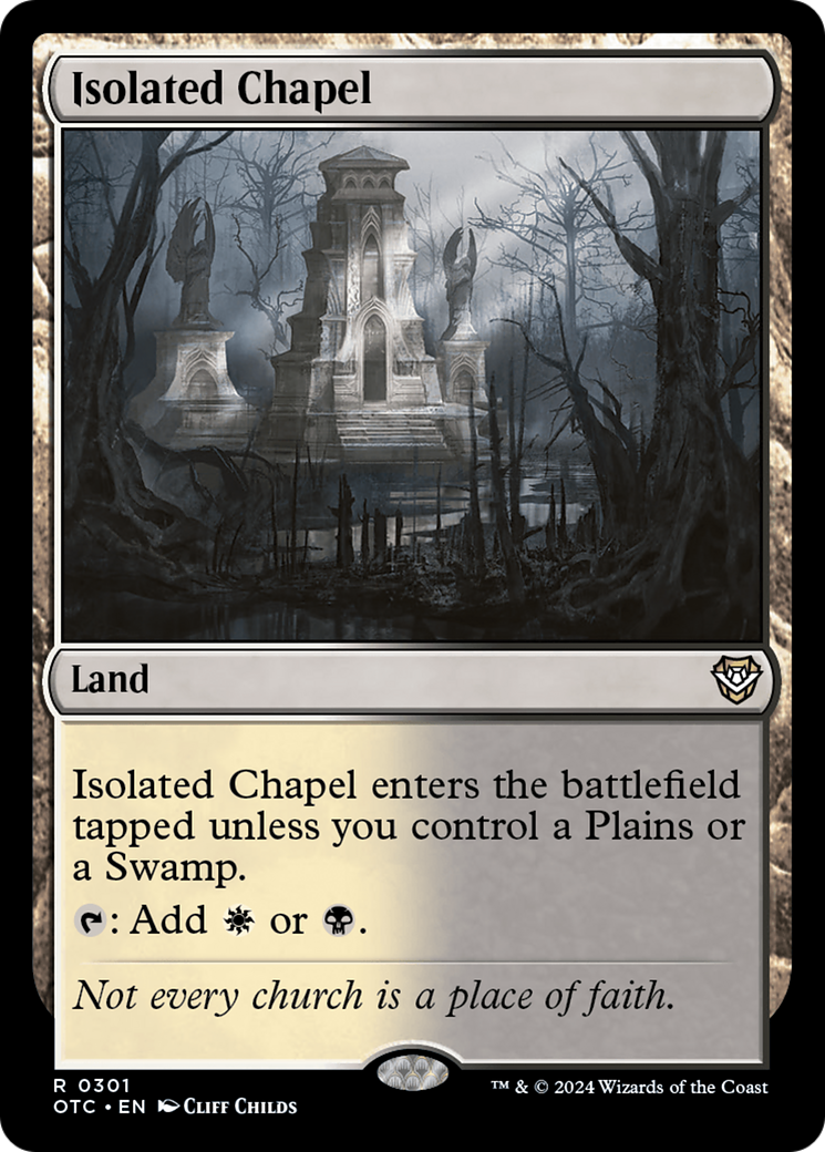 Isolated Chapel [Outlaws of Thunder Junction Commander] | Magic Magpie