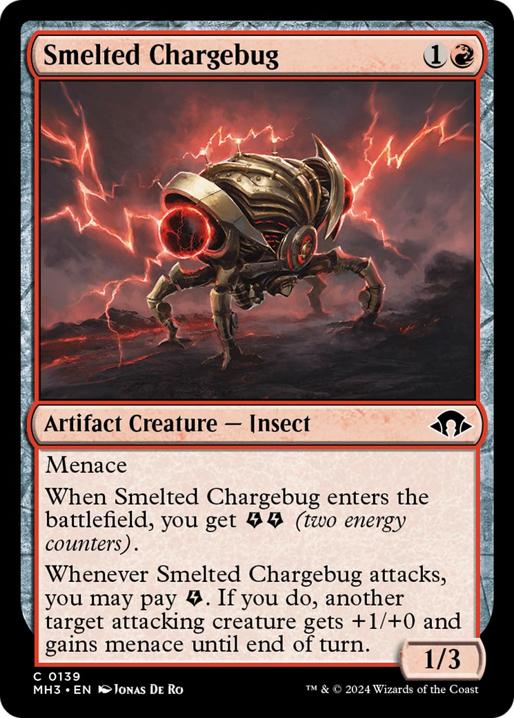 Smelted Chargebug [Modern Horizons 3] | Magic Magpie