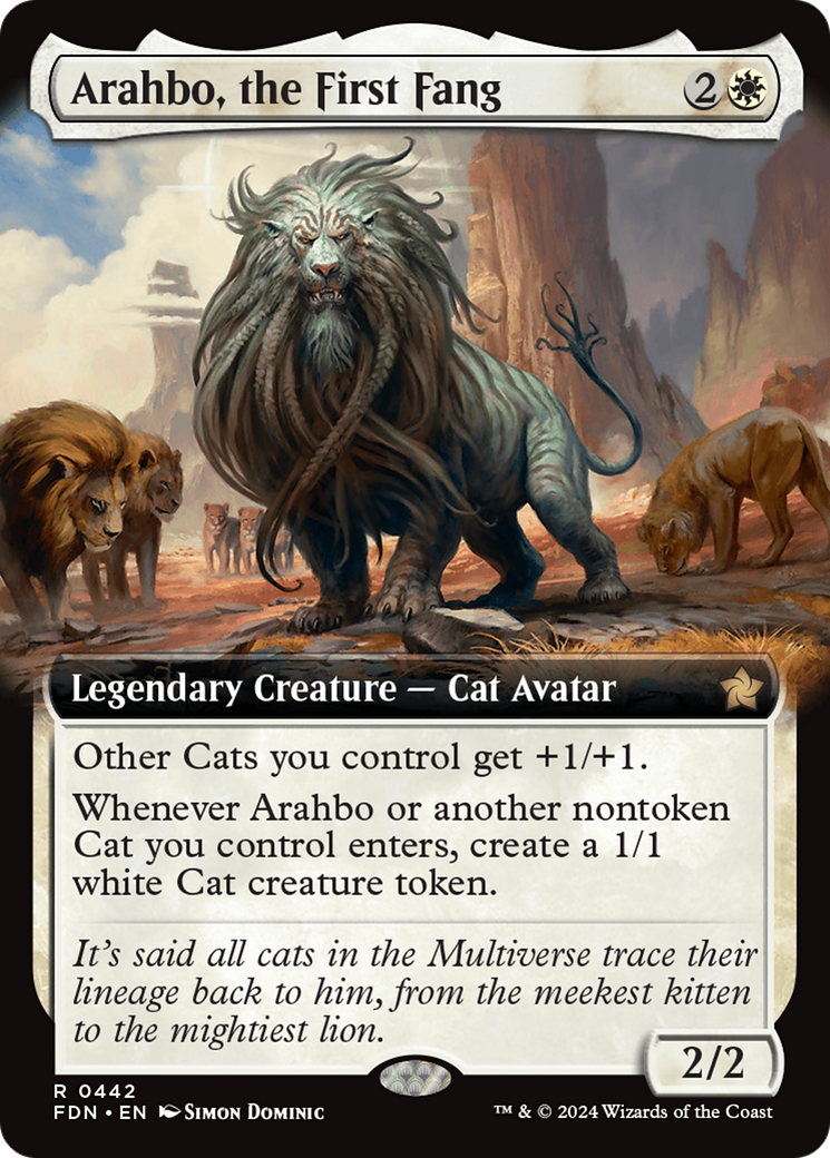 Arahbo, the First Fang (Extended Art) [Foundations] | Magic Magpie