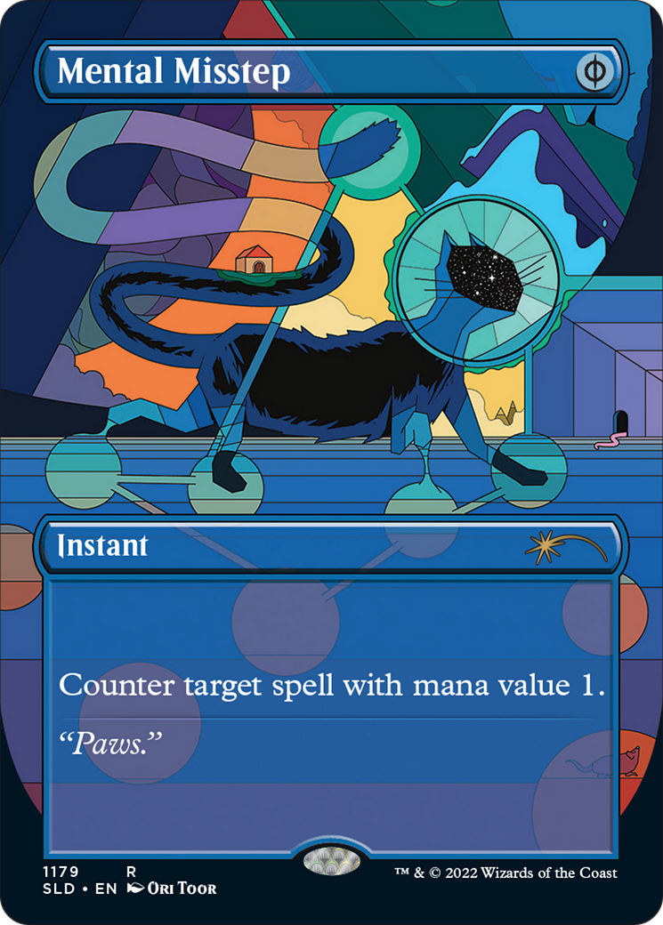 Mental Misstep (Borderless) [Secret Lair Drop Series] | Magic Magpie