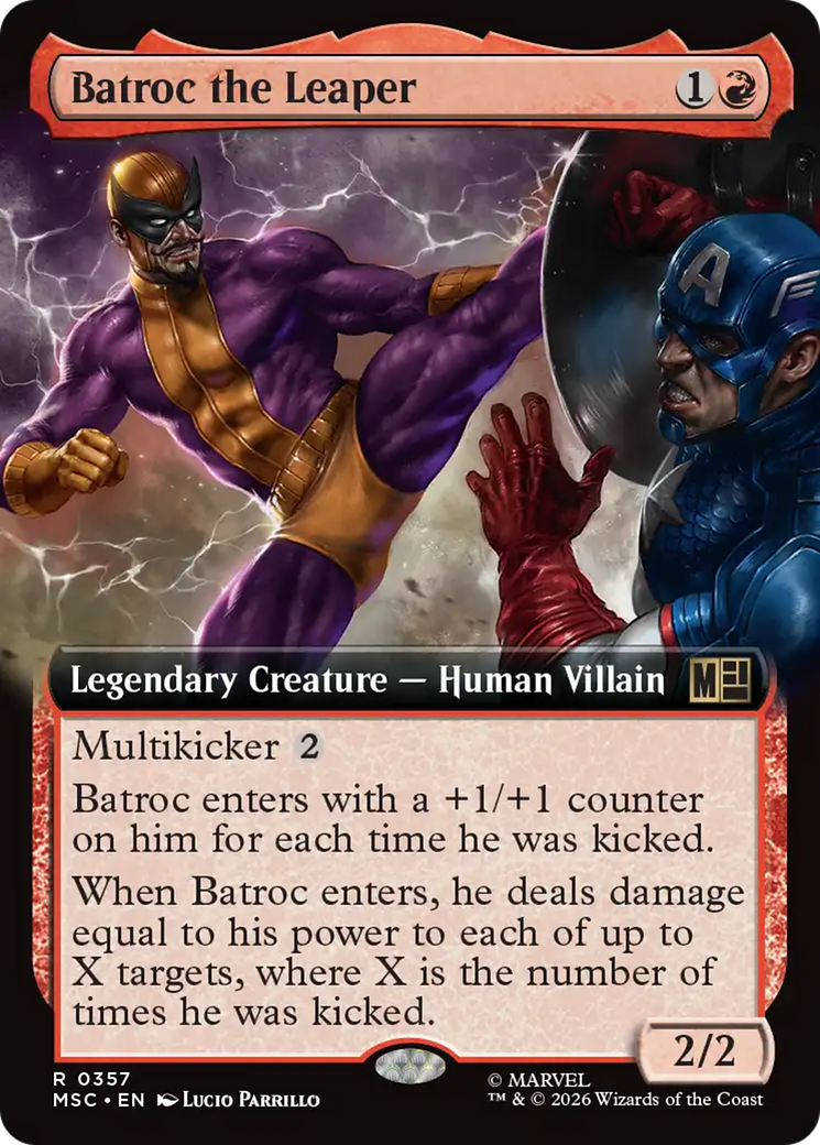 Batroc the Leaper (Extended Art) [Marvel Super Heroes Commander] | Magic Magpie