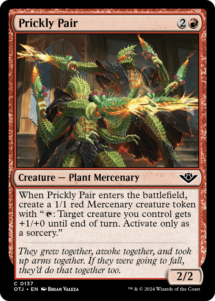 Prickly Pair [Outlaws of Thunder Junction] | Magic Magpie