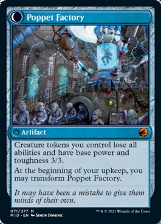 Poppet Stitcher // Poppet Factory [Innistrad: Midnight Hunt] | Magic Magpie