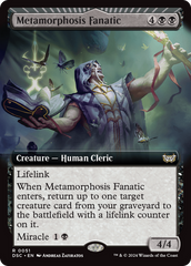 Metamorphosis Fanatic (Extended Art) [Duskmourn: House of Horror Commander] | Magic Magpie