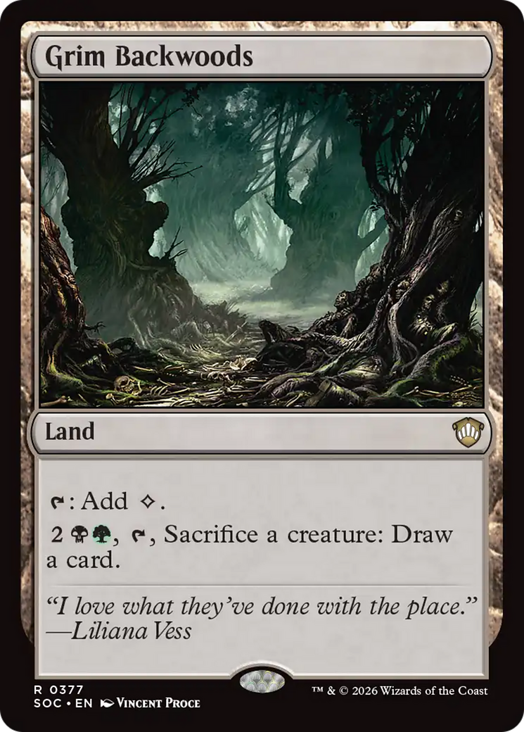 Grim Backwoods [Secrets of Strixhaven Commander] | Magic Magpie