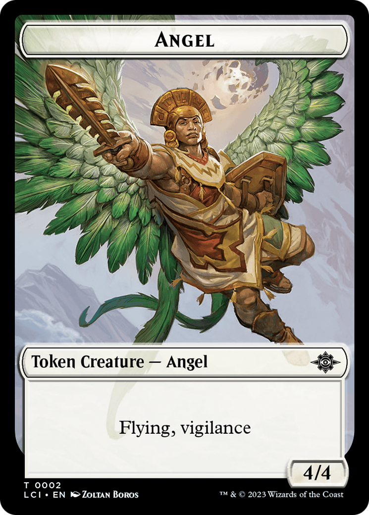 Angel Token [The Lost Caverns of Ixalan Tokens] | Magic Magpie
