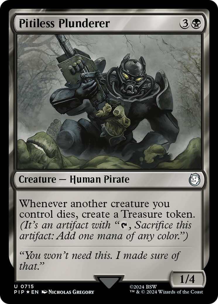 Pitiless Plunderer (Surge Foil) [Fallout] | Magic Magpie