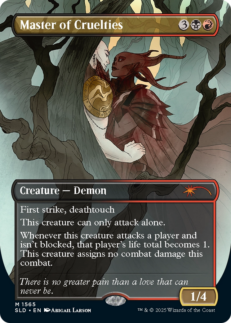 Master of Cruelties (Rainbow Foil) [Secret Lair Drop Series] | Magic Magpie